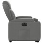 Sillón eléctrico reclinable elevable de tela gris oscuro en Sillones | Comprar online en Foru.es