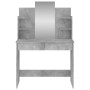 Tocador con espejo color gris hormigón 96x39x142 cm de , Tocadores para dormitorios - Ref: Foro24-837577, Precio: 79,44 €, De...