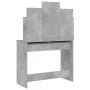 Tocador con espejo color gris hormigón 96x39x142 cm de , Tocadores para dormitorios - Ref: Foro24-837577, Precio: 79,22 €, De...