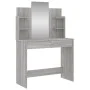 Tocador con espejo color gris Sonoma 96x39x142 cm de , Tocadores para dormitorios - Ref: Foro24-837580, Precio: 120,75 €, Des...