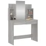 Tocador con espejo color gris Sonoma 96x39x142 cm de , Tocadores para dormitorios - Ref: Foro24-837580, Precio: 120,75 €, Des...