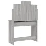 Dresser with Sonoma gray mirror 96x39x142 cm by , Bedroom Dressers - Ref: Foro24-837580, Price: 120,75 €, Discount: %