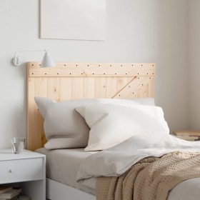 Cabecero de madera maciza de pino 100x104 cm de , Cabeceros y pies de cama - Ref: Foro24-358398, Precio: 41,35 €, Descuento: %