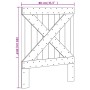 Cabecero de cama madera maciza de pino 80x104 cm de , Cabeceros y pies de cama - Ref: Foro24-358403, Precio: 39,34 €, Descuen...