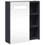 Mueble de baño con espejo y luz LED gris 45x13x52 cm de , Tocadores de baño - Ref: Foro24-357966, Precio: 76,61 €, Descuento: %