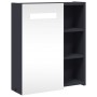 Mueble de baño con espejo y luz LED gris 45x13x52 cm de , Tocadores de baño - Ref: Foro24-357966, Precio: 77,84 €, Descuento: %