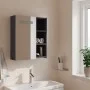 Mueble de baño con espejo y luz LED gris 45x13x52 cm de , Tocadores de baño - Ref: Foro24-357966, Precio: 76,61 €, Descuento: %
