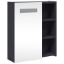 Mueble de baño con espejo y luz LED gris 45x13x52 cm de , Tocadores de baño - Ref: Foro24-357966, Precio: 77,84 €, Descuento: %