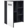 Mueble de baño con espejo y luz LED gris 45x13x52 cm de , Tocadores de baño - Ref: Foro24-357966, Precio: 76,61 €, Descuento: %