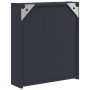 Mueble de baño con espejo y luz LED gris 45x13x52 cm de , Tocadores de baño - Ref: Foro24-357966, Precio: 77,84 €, Descuento: %