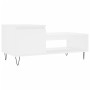 Mesa de centro madera contrachapada blanco 100x50x45 cm de , Mesas de centro - Ref: Foro24-830828, Precio: 57,33 €, Descuento: %