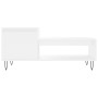 Mesa de centro madera contrachapada blanco 100x50x45 cm de , Mesas de centro - Ref: Foro24-830828, Precio: 57,33 €, Descuento: %