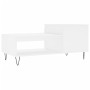 Mesa de centro madera contrachapada blanco 100x50x45 cm de , Mesas de centro - Ref: Foro24-830828, Precio: 57,33 €, Descuento: %