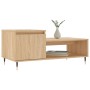 Mesa de centro madera contrachapada roble Sonoma 100x50x45 cm de , Mesas de centro - Ref: Foro24-830823, Precio: 47,30 €, Des...