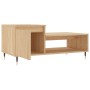Mesa de centro madera contrachapada roble Sonoma 100x50x45 cm de , Mesas de centro - Ref: Foro24-830823, Precio: 47,30 €, Des...