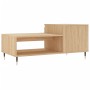 Mesa de centro madera contrachapada roble Sonoma 100x50x45 cm de , Mesas de centro - Ref: Foro24-830823, Precio: 47,30 €, Des...