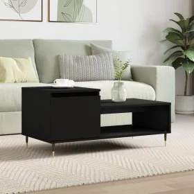 Couchtisch aus schwarzem Sperrholz, 100 x 50 x 45 cm von , Couchtisch - Ref: Foro24-830821, Preis: 48,38 €, Rabatt: %