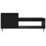 Mesa de centro madera contrachapada negro 100x50x45 cm de , Mesas de centro - Ref: Foro24-830821, Precio: 48,79 €, Descuento: %