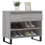 Mueble zapatero madera contrachapada gris Sonoma 70x36x60 cm de , Zapateros y organizadores de calzado - Ref: Foro24-831450, ...