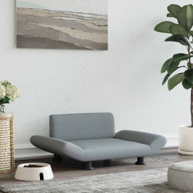 Cama para perros de tela gris claro 70x45x28 cm en Camas para perros | Comprar online en Foru.es