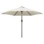 Sombrilla voladiza 3 m blanca arena de vidaXL, Sombrillas - Ref: Foro24-42204, Precio: 86,52 €, Descuento: %