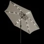 Sombrilla voladiza 3 m blanca arena de vidaXL, Sombrillas - Ref: Foro24-42204, Precio: 86,52 €, Descuento: %