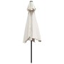 Sombrilla voladiza 3 m blanca arena de vidaXL, Sombrillas - Ref: Foro24-42204, Precio: 89,12 €, Descuento: %