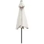 Sombrilla voladiza 3 m blanca arena de vidaXL, Sombrillas - Ref: Foro24-42204, Precio: 86,52 €, Descuento: %
