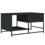 Mesa de centro madera de ingeniería negra 85,5x51x45 cm de , Mesas de centro - Ref: Foro24-835339, Precio: 56,79 €, Descuento: %