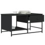 Mesa de centro madera de ingeniería negra 85,5x51x45 cm de , Mesas de centro - Ref: Foro24-835339, Precio: 56,79 €, Descuento: %