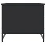 Black engineered wood coffee table 85.5x51x45 cm by , Coffee table - Ref: Foro24-835339, Price: 56,10 €, Discount: %
