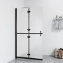 Mampara de ducha plegable vidrio ESG esmerilado 100x190 cm de , Paredes y mamparas de ducha - Ref: Foro24-151195, Precio: 278...