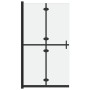 Mampara de ducha plegable vidrio ESG esmerilado 100x190 cm de , Paredes y mamparas de ducha - Ref: Foro24-151195, Precio: 278...