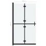 Folding shower screen frosted ESG glass 100x190 cm by , Shower walls and screens - Ref: Foro24-151195, Price: 270,17 €, Disco...