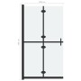 Mampara de ducha plegable vidrio ESG esmerilado 100x190 cm de , Paredes y mamparas de ducha - Ref: Foro24-151195, Precio: 278...