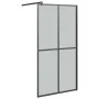 Accessible shower screen dark tempered glass 100x195 cm by , Shower walls and screens - Ref: Foro24-151886, Price: 172,38 €, ...