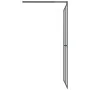 Accessible shower screen dark tempered glass 100x195 cm by , Shower walls and screens - Ref: Foro24-151886, Price: 172,38 €, ...