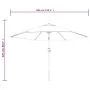 Sombrilla voladiza 3 m blanca arena de vidaXL, Sombrillas - Ref: Foro24-42204, Precio: 86,52 €, Descuento: %
