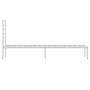 Estructura de cama de metal con cabecero blanco 80x200 cm de , Camas y somieres - Ref: Foro24-352359, Precio: 61,71 €, Descue...