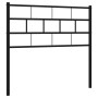Cabecero de metal negro 75 cm de , Cabeceros y pies de cama - Ref: Foro24-355685, Precio: 18,72 €, Descuento: %