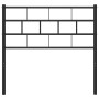 Cabecero de metal negro 75 cm de , Cabeceros y pies de cama - Ref: Foro24-355685, Precio: 18,72 €, Descuento: %