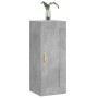 Armario de pared madera ingeniería gris hormigón 34,5x34x90 cm de , Aparadores - Ref: Foro24-835022, Precio: 41,16 €, Descuen...