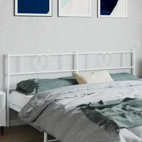 White metal headboard 180 cm by , Headboards and footboards - Ref: Foro24-355548, Price: 37,43 €, Discount: %