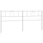 Kopfteil aus weißem Metall, 180 cm von , Kopf- und Fußteile - Ref: Foro24-355548, Preis: 37,43 €, Rabatt: %