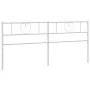 Kopfteil aus weißem Metall, 180 cm von , Kopf- und Fußteile - Ref: Foro24-355548, Preis: 37,43 €, Rabatt: %
