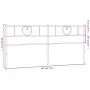 Kopfteil aus weißem Metall, 180 cm von , Kopf- und Fußteile - Ref: Foro24-355548, Preis: 37,43 €, Rabatt: %