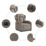 Sillón eléctrico reclinable elevable de tela gris taupe en Sillones | Comprar online en Foru.es