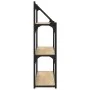 Estantería de pared madera ingeniería roble Sonoma 80x21x78,5cm de , Estantes y estanterías - Ref: Foro24-835455, Precio: 48,...