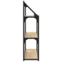 Estantería de pared madera ingeniería roble Sonoma 80x21x78,5cm de , Estantes y estanterías - Ref: Foro24-835455, Precio: 51,...