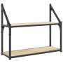 Estantería de pared madera ingeniería roble Sonoma 60x21x51 cm de , Estantes y estanterías - Ref: Foro24-835460, Precio: 29,3...